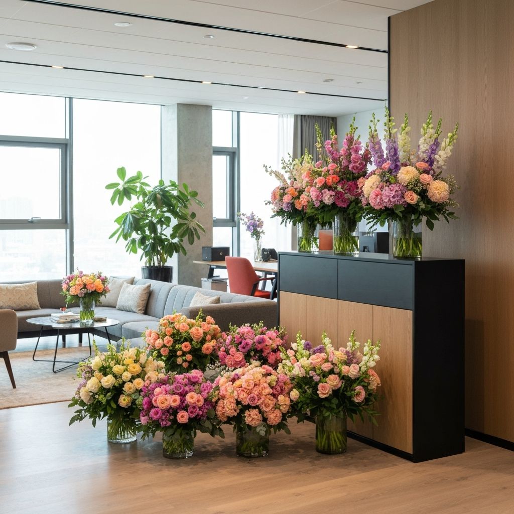 Hoa Tươi Cho Văn Phòng - Xu Hướng Trang Trí 2026